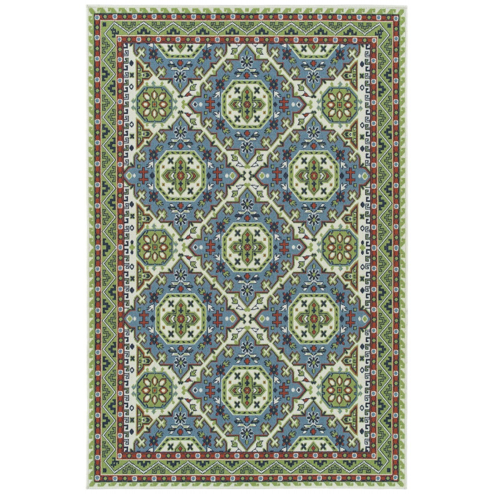 Kaleen Sunice Collection SUN14-79 Light Blue Throw Rug 2'5" x 3'9"