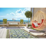 Kaleen Sunice Collection SUN14-79 Light Blue Throw Rug 2'5" x 3'9"