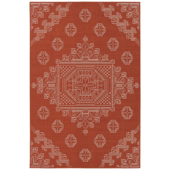 Kaleen Sunice Collection SUN15-32 Tangerine Throw Rug 1'9" x 3'