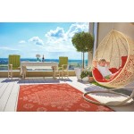 Kaleen Sunice Collection SUN15-32 Tangerine Throw Rug 1'9" x 3'