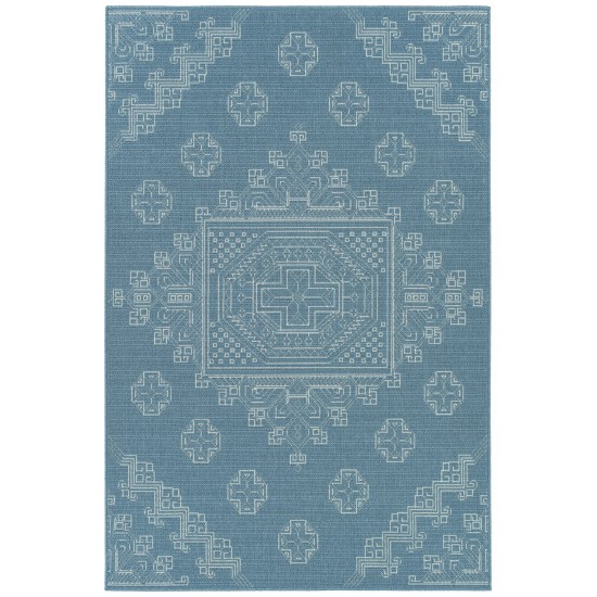 Kaleen Sunice Collection SUN15-79 Light Blue Throw Rug 1'9" x 3'