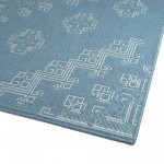 Kaleen Sunice Collection SUN15-79 Light Blue Throw Rug 1'9" x 3'