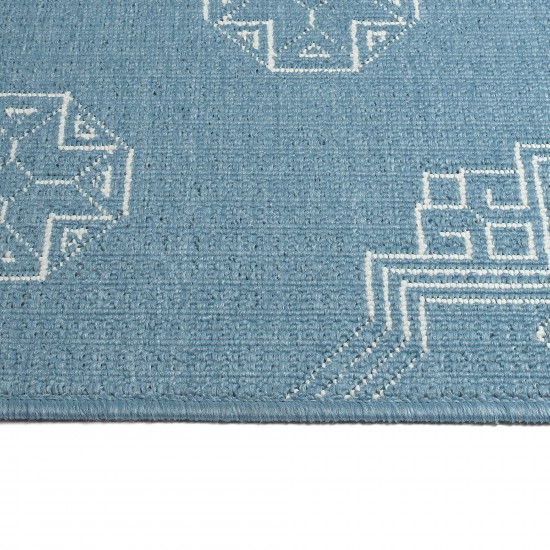 Kaleen Sunice Collection SUN15-79 Light Blue Throw Rug 1'9" x 3'