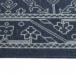 Kaleen Sunice Collection Navy White Throw Rug 1'9" x 3'