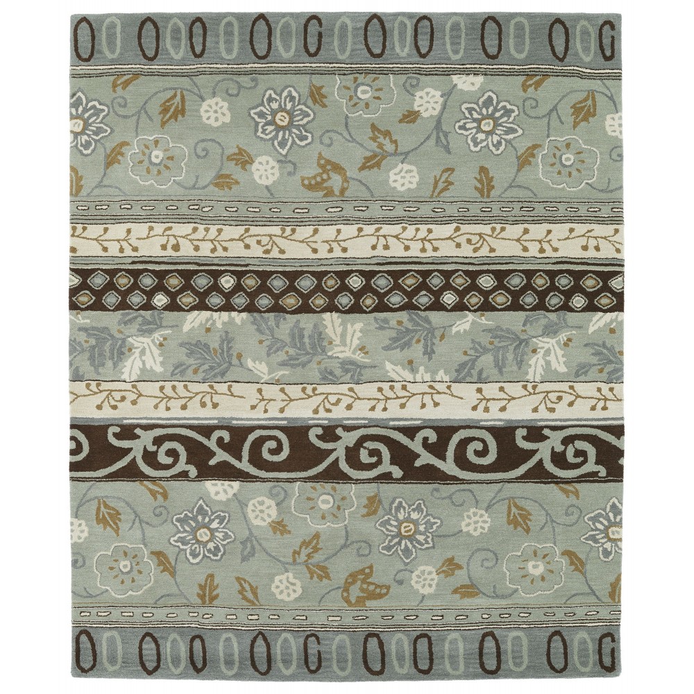 Kaleen Taj Collection Light Mint Area Rug 5' x 7'9"