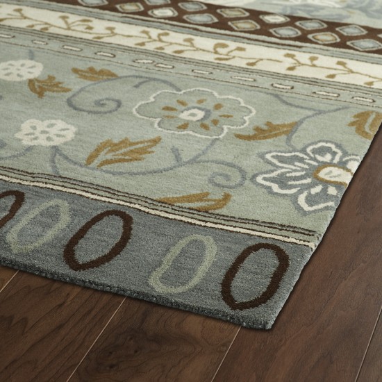 Kaleen Taj Collection Light Mint Area Rug 5' x 7'9"