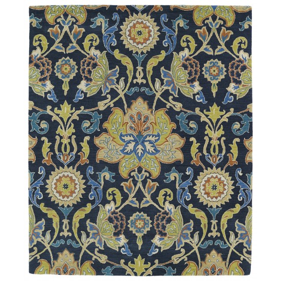 Kaleen Taj Collection TAJ02-22 Navy Area Rug 3'9" x 3'9"