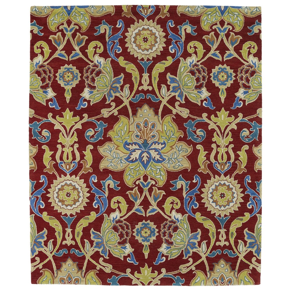 Kaleen Taj Collection Red Avacado Area Rug 5' x 7'9"