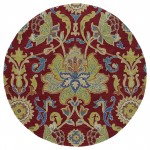 Kaleen Taj Collection Red Avacado Area Rug 5' x 7'9"
