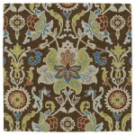 Kaleen Taj Collection TAJ02-40 Chocolate Area Rug 3'9" x 3'9"