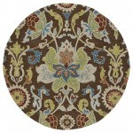 Kaleen Taj Collection TAJ02-40 Chocolate Area Rug 5'9" x 5'9"