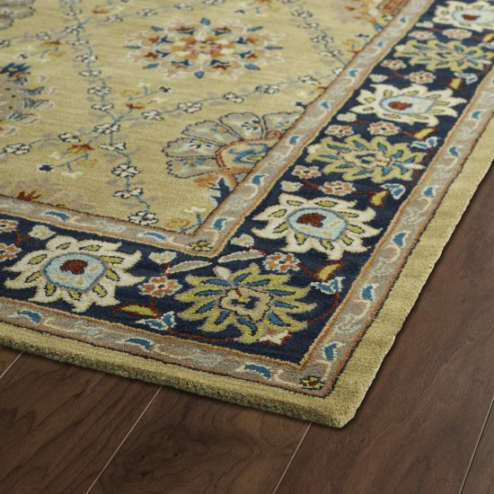 Kaleen Taj Collection Light Gold Area Rug 5' x 7'9"