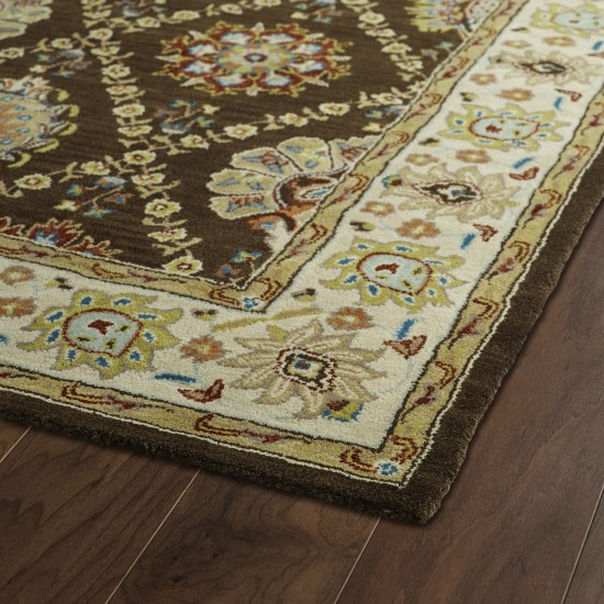 Kaleen Taj Collection TAJ03-40 Chocolate Area Rug 7'6" x 9'