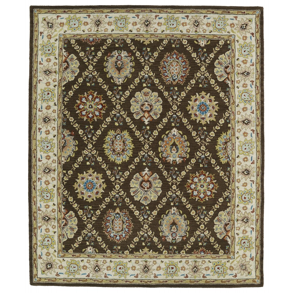 Kaleen Taj Collection TAJ03-40 Chocolate Area Rug 8' x 11'