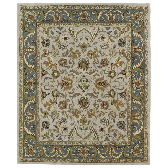 Kaleen Taj Collection Light Taupe Area Rug 5' x 7'9"