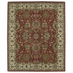 Kaleen Taj Collection Red Beige Area Rug 8' x 11'