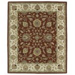 Kaleen Taj Collection Dark Rust Area Rug 5' x 7'9"