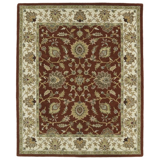 Kaleen Taj Collection Dark Rust Area Rug 5' x 7'9"