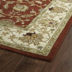 Kaleen Taj Collection Dark Rust Area Rug 7'6" x 9'