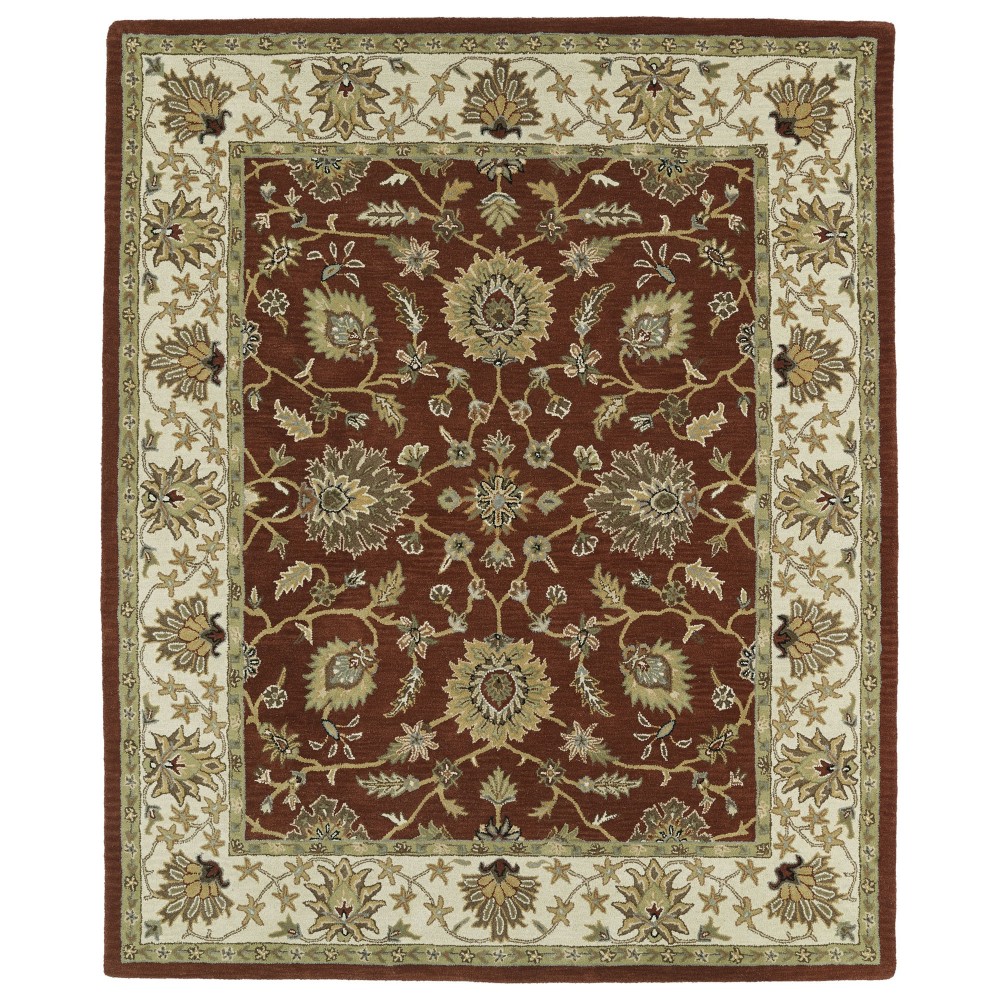 Kaleen Taj Collection Dark Rust Area Rug 8' x 11'