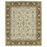 Kaleen Taj Collection Light Ivory Area Rug 5' x 7'9"