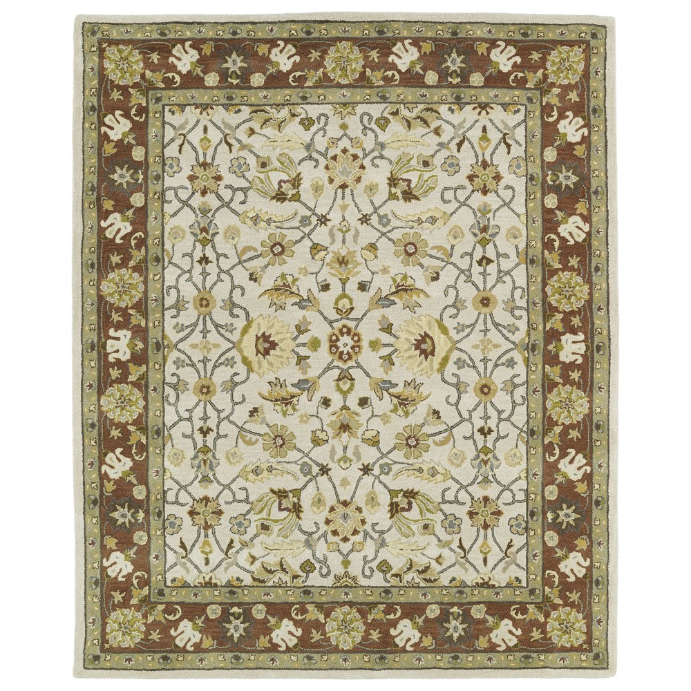 Kaleen Taj Collection Light Ivory Area Rug 8' x 11' Kaleen Taj Collection Light Ivory Area Rug 8' x 11'