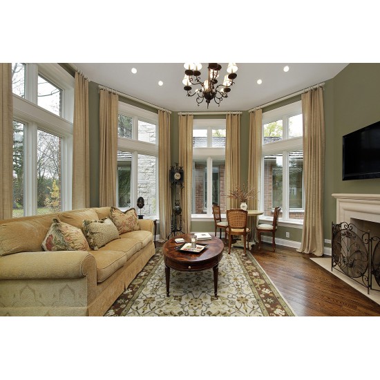 Kaleen Taj Collection Light Ivory Area Rug 8' x 11'