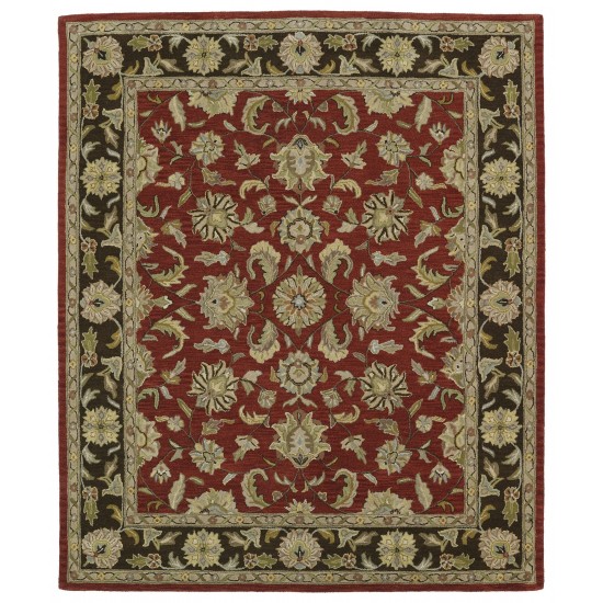 Kaleen Taj Collection Dark Salsa Area Rug 5' x 7'9"