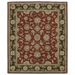 Kaleen Taj Collection Dark Salsa Area Rug 7'6" x 9'