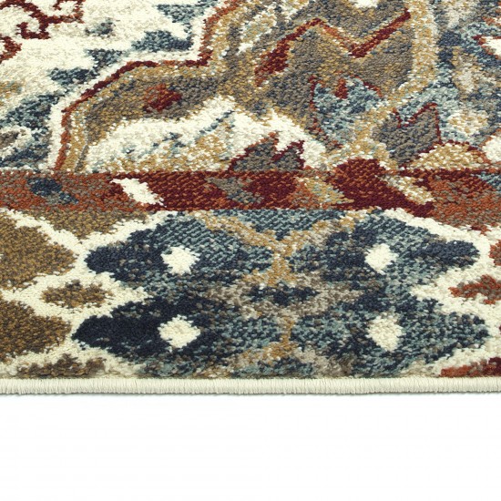 Kaleen Tallah Collection Multi Ivory Area Rug 4'11" x 7'10"