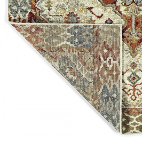 Kaleen Tallah Collection Multi Ivory Area Rug 4'11" x 7'10"