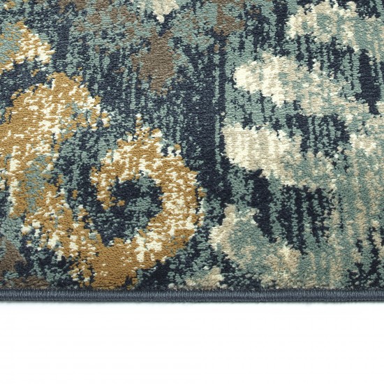 Kaleen Tallah Collection Navy Gray Throw Rug 1'10" x 3'