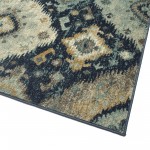 Kaleen Tallah Collection Dark Blue Throw Rug 1'10" x 3'