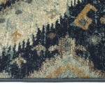 Kaleen Tallah Collection Dark Blue Area Rug 2'7" x 5'11"