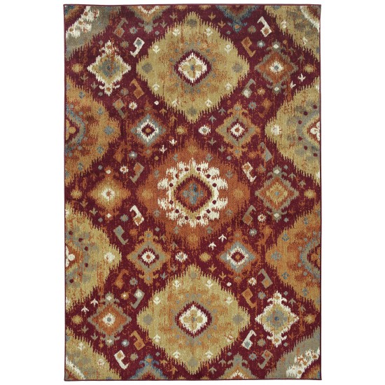 Kaleen Tallah Collection Light Red Throw Rug 1'10" x 3'