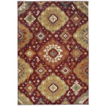 Kaleen Tallah Collection Light Red Area Rug 2'7" x 5'11"