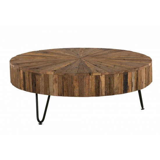 Sawyer Rustic Wood Coffee Table