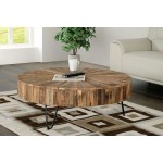 Sawyer Rustic Wood Coffee Table