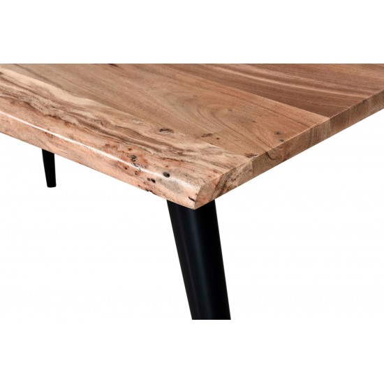 Palmerston 48" Natural Wood Live Edge Dining Table