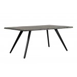 Wexford Wood Dining Table, Grey Wood