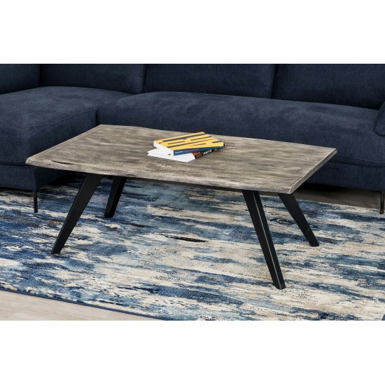 Jett Rustic Coffee Table, Grey Wood