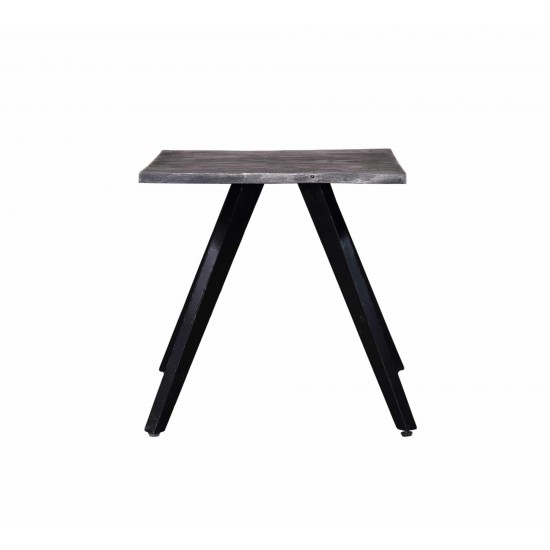 Jett End Table, Grey Wood