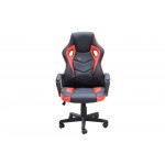 Frederick Ergonomic Office Gaming Chair, Black / Red