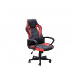 Frederick Ergonomic Office Gaming Chair, Black / Red