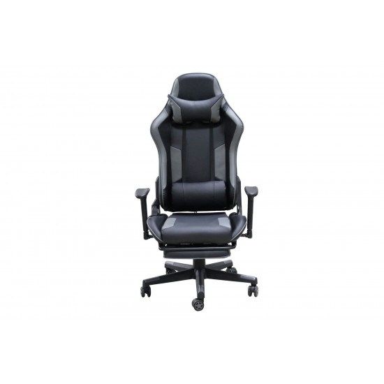 Finn Massage Ergonomic Office Gaming Chair, Black /Grey