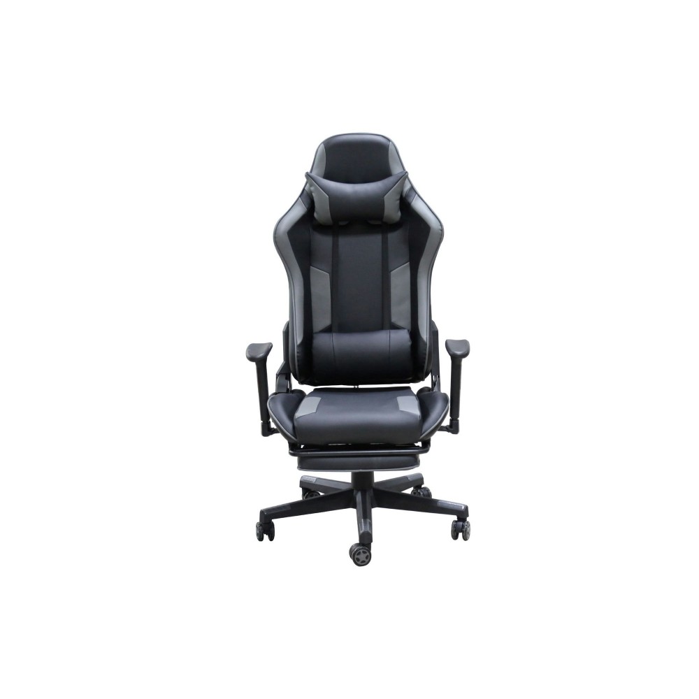 Finn Massage Ergonomic Office Gaming Chair, Black /Grey