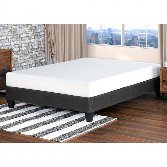 Speedy Fabric Platform Bed Frame, Cal King