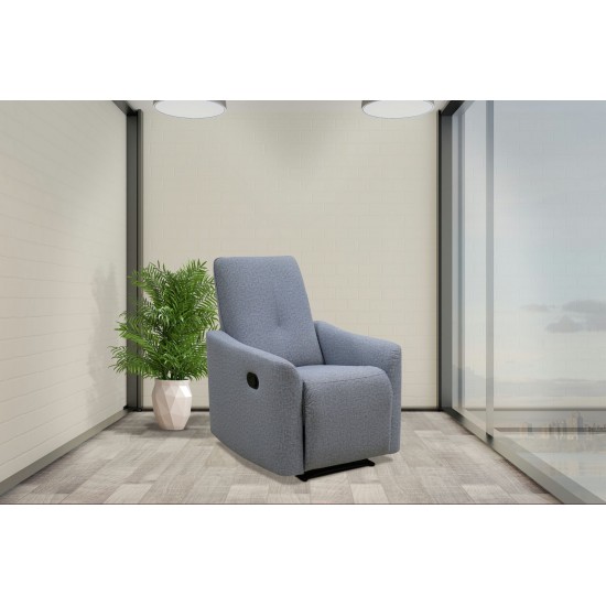 Ivah Recliner Chair, Grey