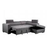 Hazell Sleeper Sectional with Storage Ottoman