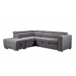 Hazell Sleeper Sectional with Storage Ottoman